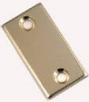 Belwith Products 1190 Brass Filler Plate - Quantity 5
