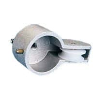 Flagpole truck OT35 (Cap Style) for 3-1/2" top - Satin Finish