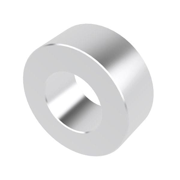 Aluminum Spacer 3/4" OD x 3/8" ID x Many Lengths Round by Metal Spacers Online (5/16" Length, 2)