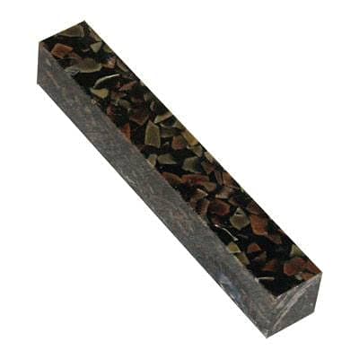 Penn State Industries WXLB4334 Lava Bright Crush Acrylic Pen Blank (Black & Gold Treasure)