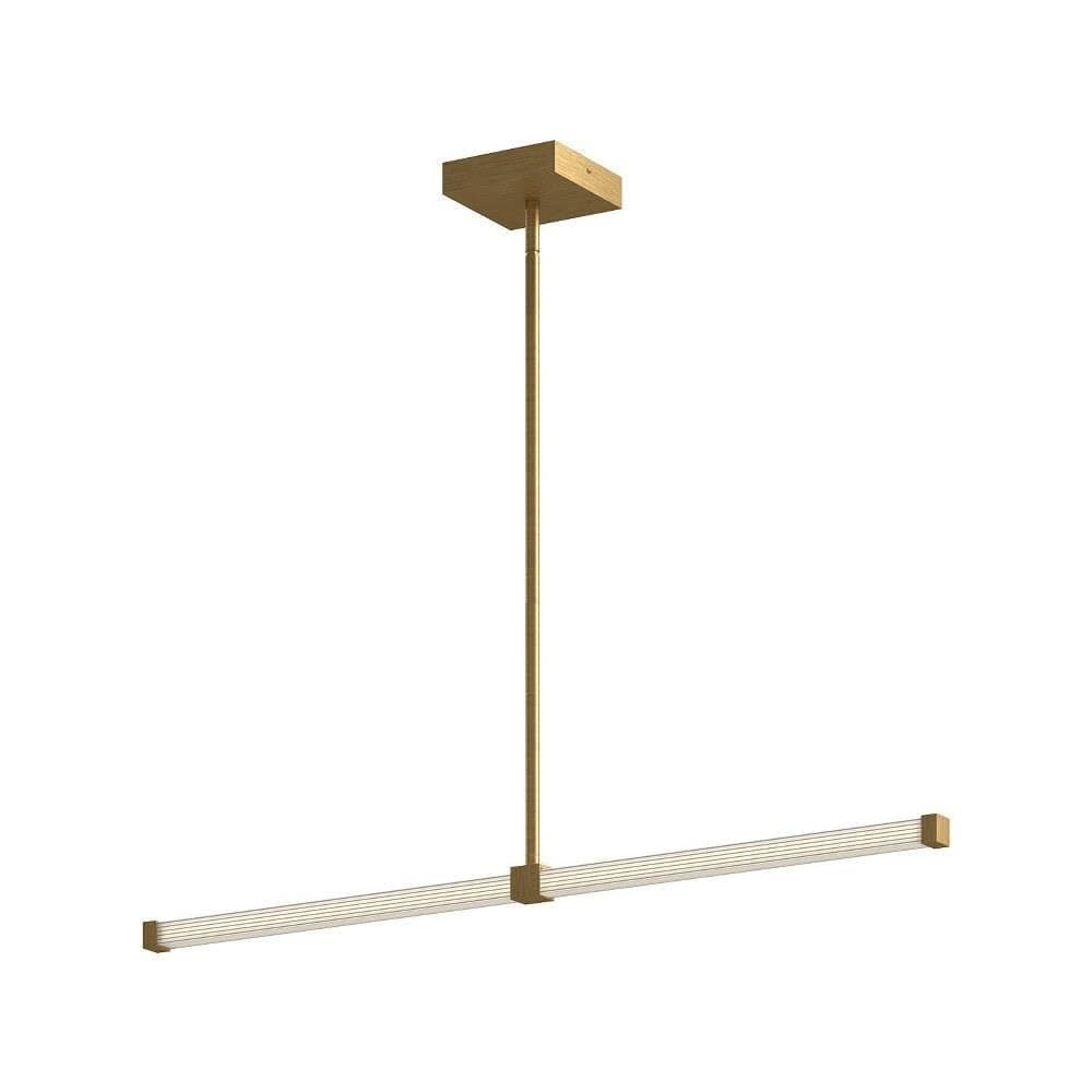 Kuzco Lighting LP23532-BG Blade - 11W LED Linear Pendant-1.63 Inches Tall and 1 Inches Wide, Finish Color: Brushed Gold