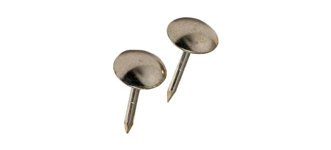 The Hillman Group 122687 Nickel Small Round Head Furniture Nail (2 Packs of 25)