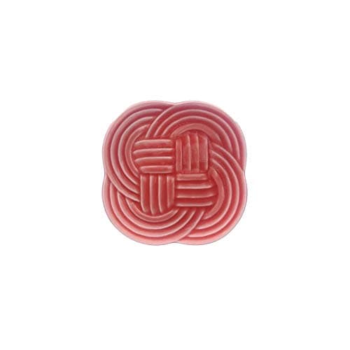 やまに Yamani 52190258 Small Plate, Red, 10.8