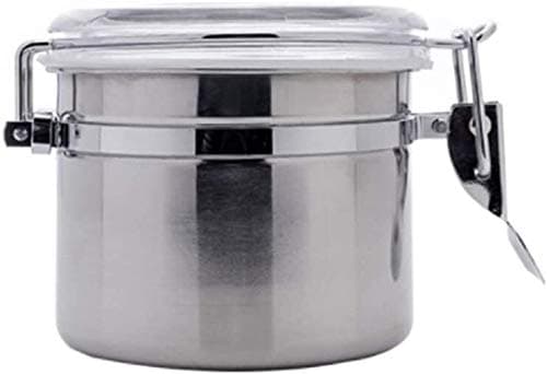 Food Storage Containers Food Storage Containers Stainless Steel With Clear Lid And Locking Clamp, Airtight Small Coffee Canisters Jars For Kitchen,Rustic Home Decor,Pantry Organization And Storage For