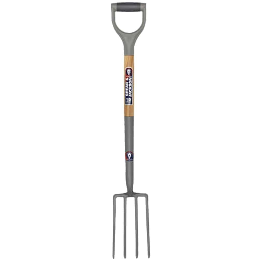 Spear & Jackson 1684NB Neverbend Carbon Steel Border Fork, 93.5 x 14.5 x 7 cm, Gray