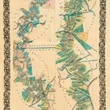 Chart of The Lower Mississippi River 1858 Poster Print by BM Norman (24 x 48)