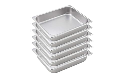 TigerChef Food Pans (6, Half Size)
