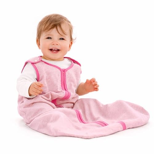 Baby Deedee Sleep Nest Lite Baby Sleeping Bag, Medium, 6-18 Months, Heather Pink