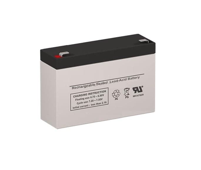 RADWELL Verified Substitute SW670-SUB Substitute Battery for SUNNYWAY SW670, Battery, Sealed Lead Acid, 6V, 7AH, F1 Terminal, Replacement Battery ONLY, You Must RE-USE: Your EXISTING Cabling &