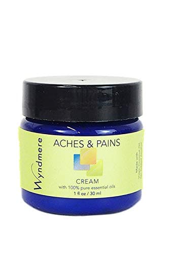 Wyndmere Aches & Pains Cream - Handcrafted with All Natural Ingredients and 100% Pure Essenial Oils - Paraben Free -1oz