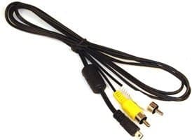MPF Products VMC-15CSR1 AV Audio/Video RCA Cable Cord Replacement Compatible with Select Sony Cybershot Digital Cameras (Compatible Models Listed in The Description Below)