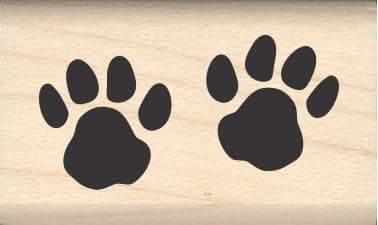 Stamps by Impression Paws Rubber Stamp - 0.5" x 1"