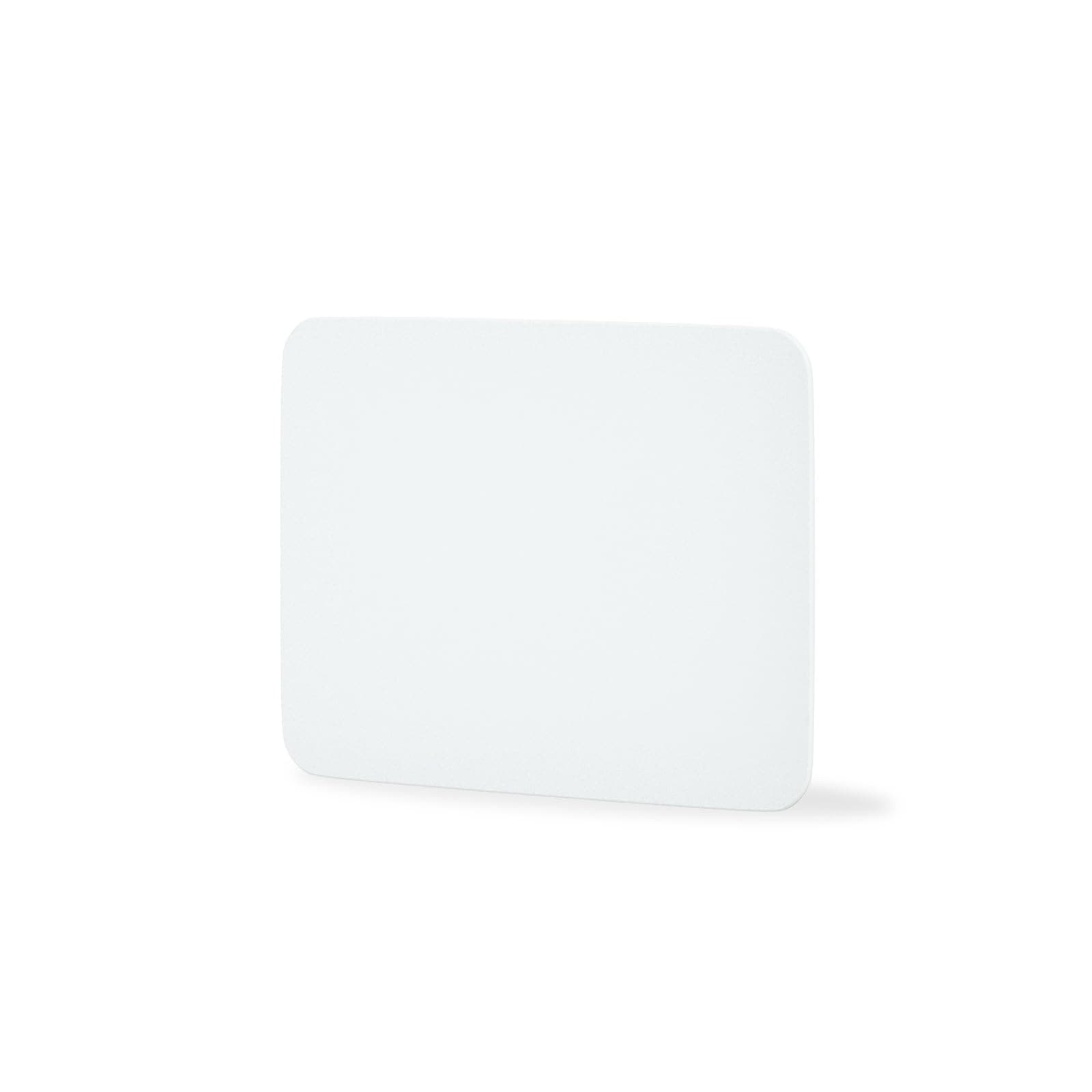 Taodaily Glass Mouse Pad 16.2x12.2 inch, Micro-Etched Hard Gaming Mouse Mat with Non-Slip Base, for Ultra-Smooth Control in FPS Esports and Office Work (White,S)