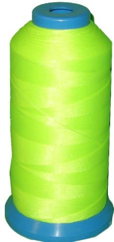 Bonded Nylon Sewing Thread V-69 T70 1500yds for Outdoor, Upholstery (Neon Green)