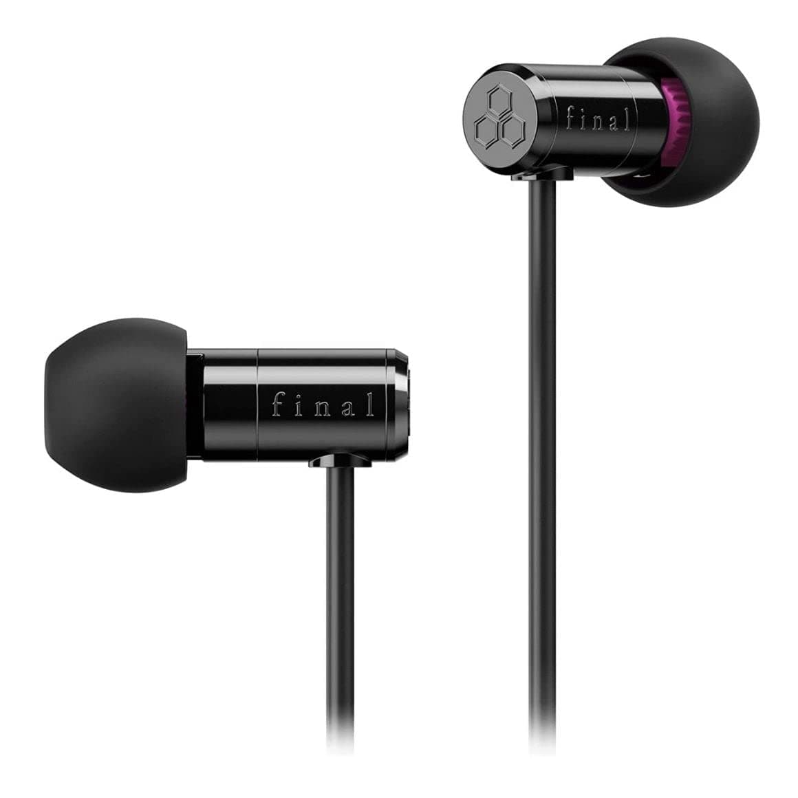 Final E500 - Immersive 3D Live Sound Earphones for VR, ASMR, Gaming and 360 Music, Black