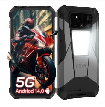 UIUKDWUC 8849 Tank 4 pro RuggedPhone 32GB + 512GB with 720P 11600mAh 120W Android 14 5G