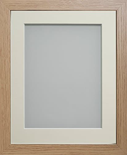 Frame Company Allington Beech Photo Frame with Ivory Mount, 14x11 for A4, fitted with perspex