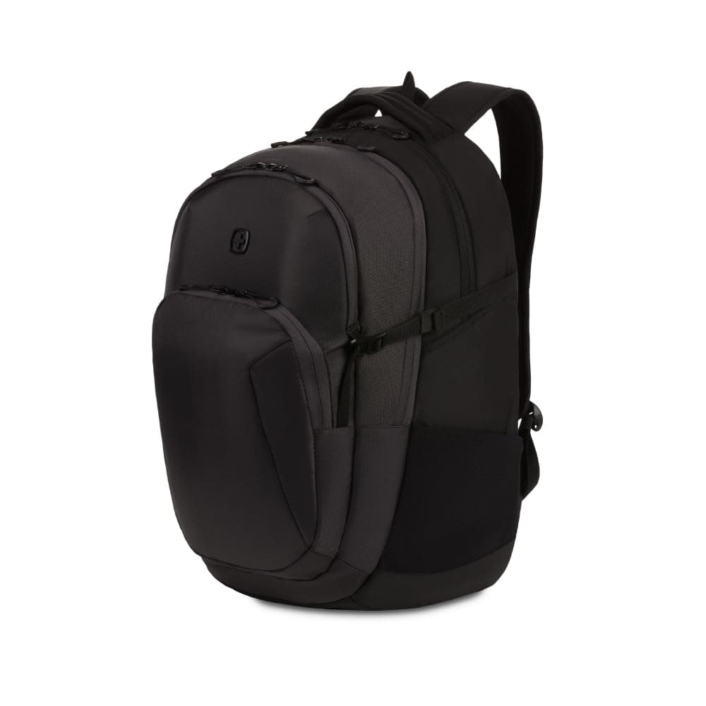 SwissGear Laptop Backpack, Black/Charcoal, 19-Inch, Fusionpro