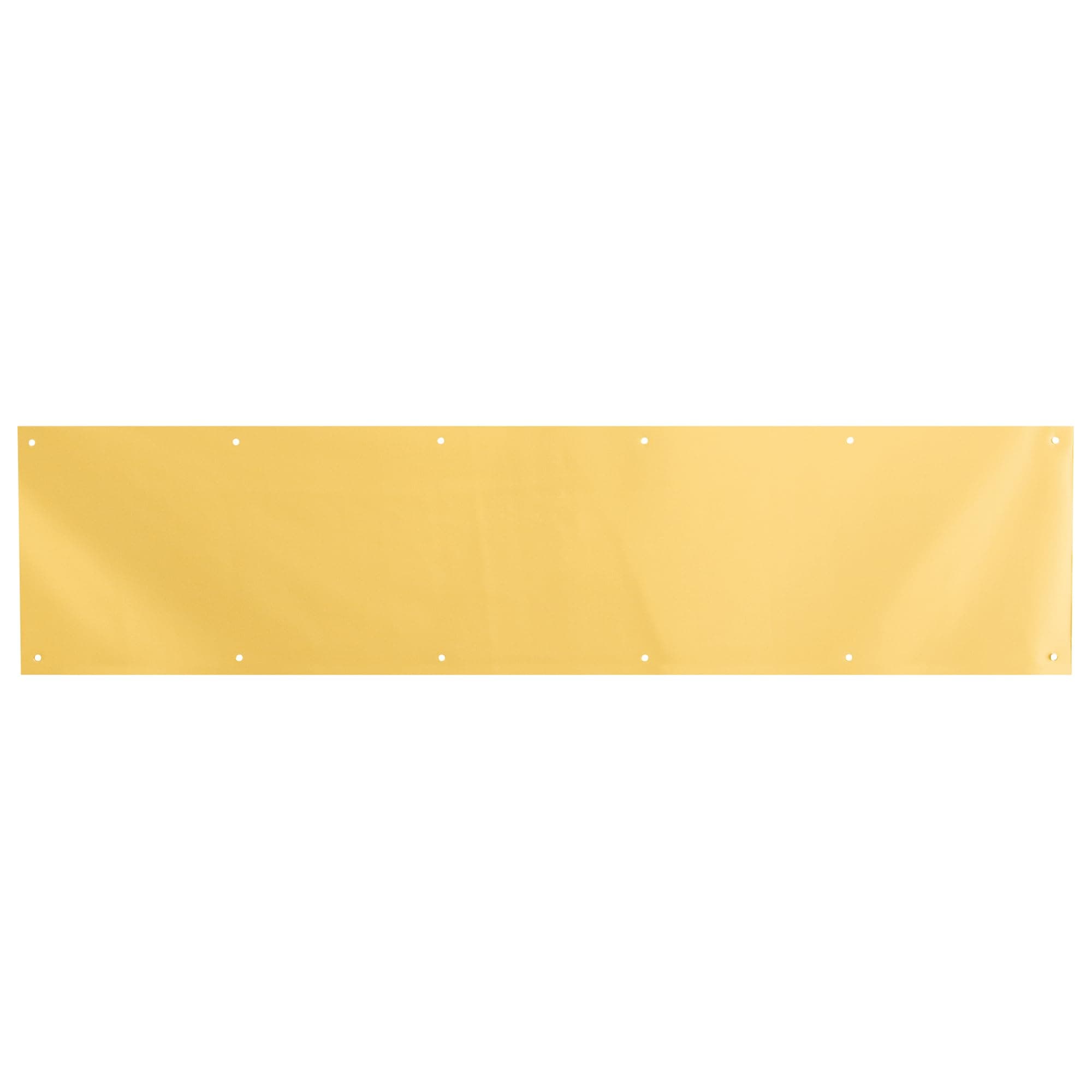 Prime-Line Products J 4617 Door Kick Plate, 8-Inch x 34-Inch, Polished Brass
