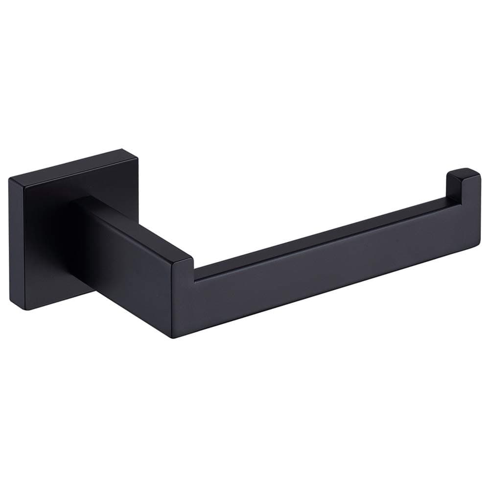 TASTOS N5V8 Estilo Corto-Soporte Cuadrado para Toallas de Papel Negro, Acrílica, Matte Black