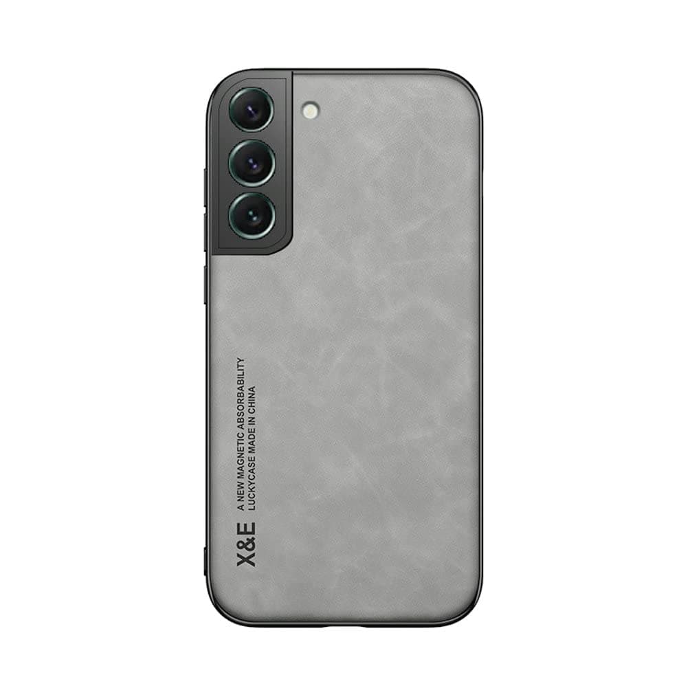 Kepuch Silklike Case for Samsung Galaxy S22+ - Cover Bumper Built-in Metal Plate for Samsung Galaxy S22+ - Gray