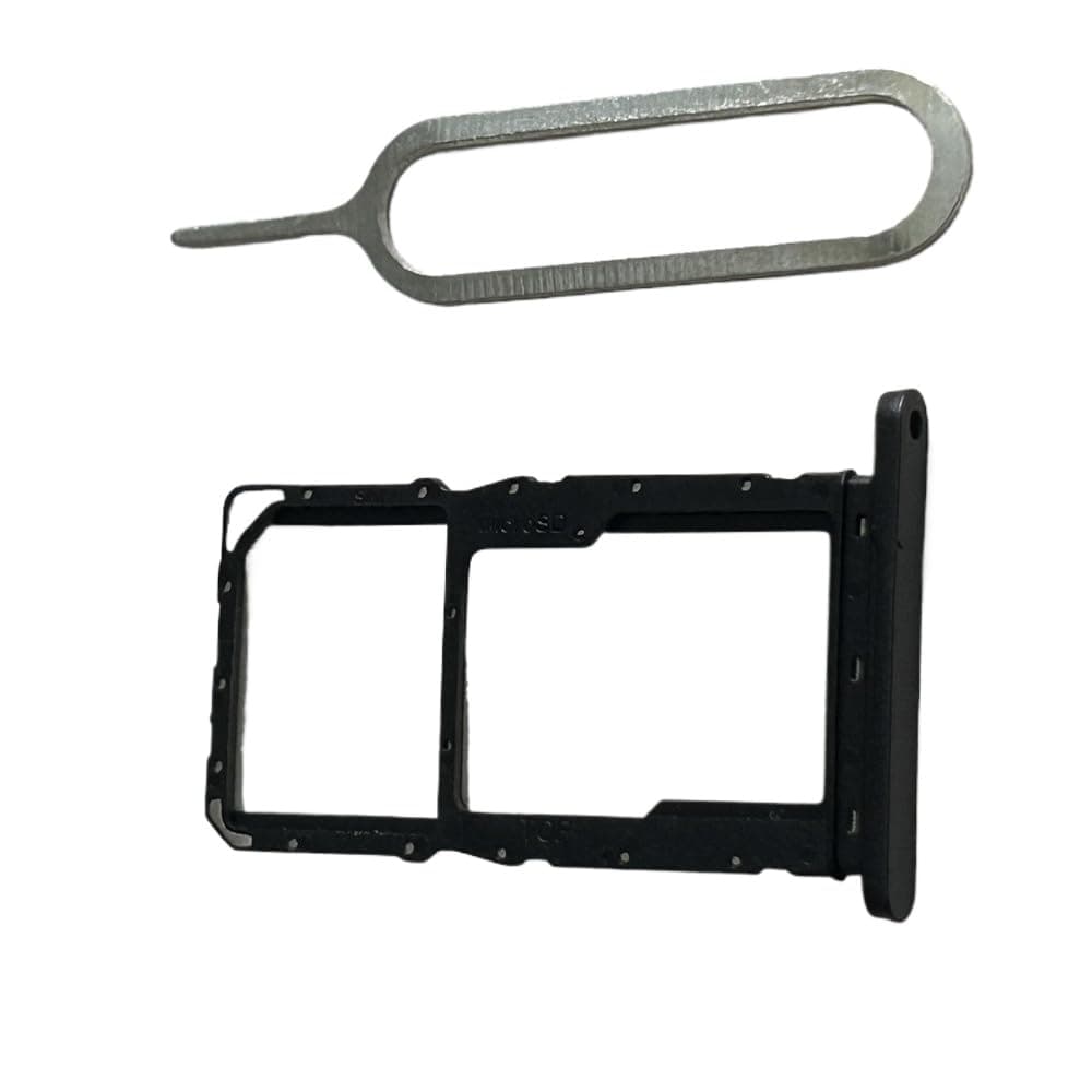 zhxchzhi OEM SIM Card Tray SD Card Tray Holder Slot+pin Replacement for Samsung Galaxy Tab A9+ 5G SM-X210/SM-X215/SM-X216/SM-X218 Parts Black