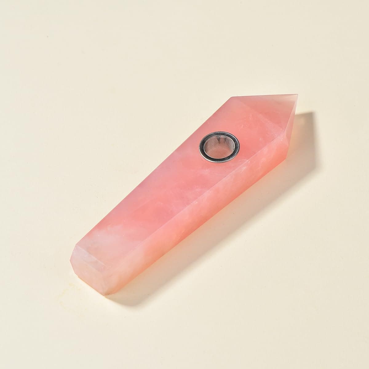 Healing Crystal Tower Point, Crystal Collection, Natural Gemstone, Handmade Crystal, Multiple Colors and Patterns, Halloween Party Gift, Party Gift, Crystal Gift (Rose Quartz)