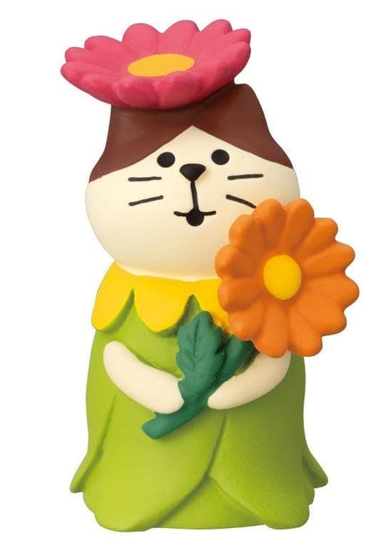 Decole Corporation ZCB-62950 Flower Nyanko Gerbera Concombre Miniature Miscellaneous Goods
