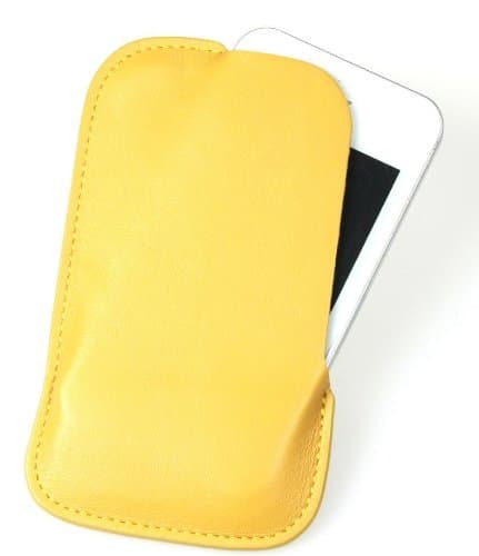 Lucrin ET1062S_VCLS_JAN [Side Opening Case Smooth Cowhide Leather] Yellow