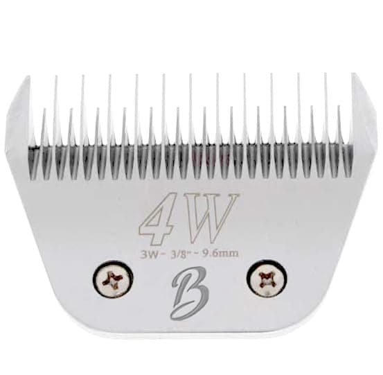 Bucchelli Detachable A Series Wide 4 Blade Dog Grooming Skip Tooth Cuts Length 3/8"-9.6mm, Japanese High Carbon Steel Dog Grooming Blade Supplies | Detachable Blade Clipper,Compatible A5 Series (B4W)