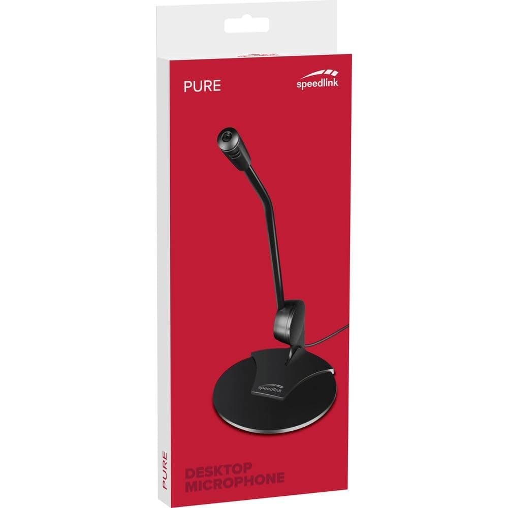New Speedlink Pure Desktop Voice microphone Black