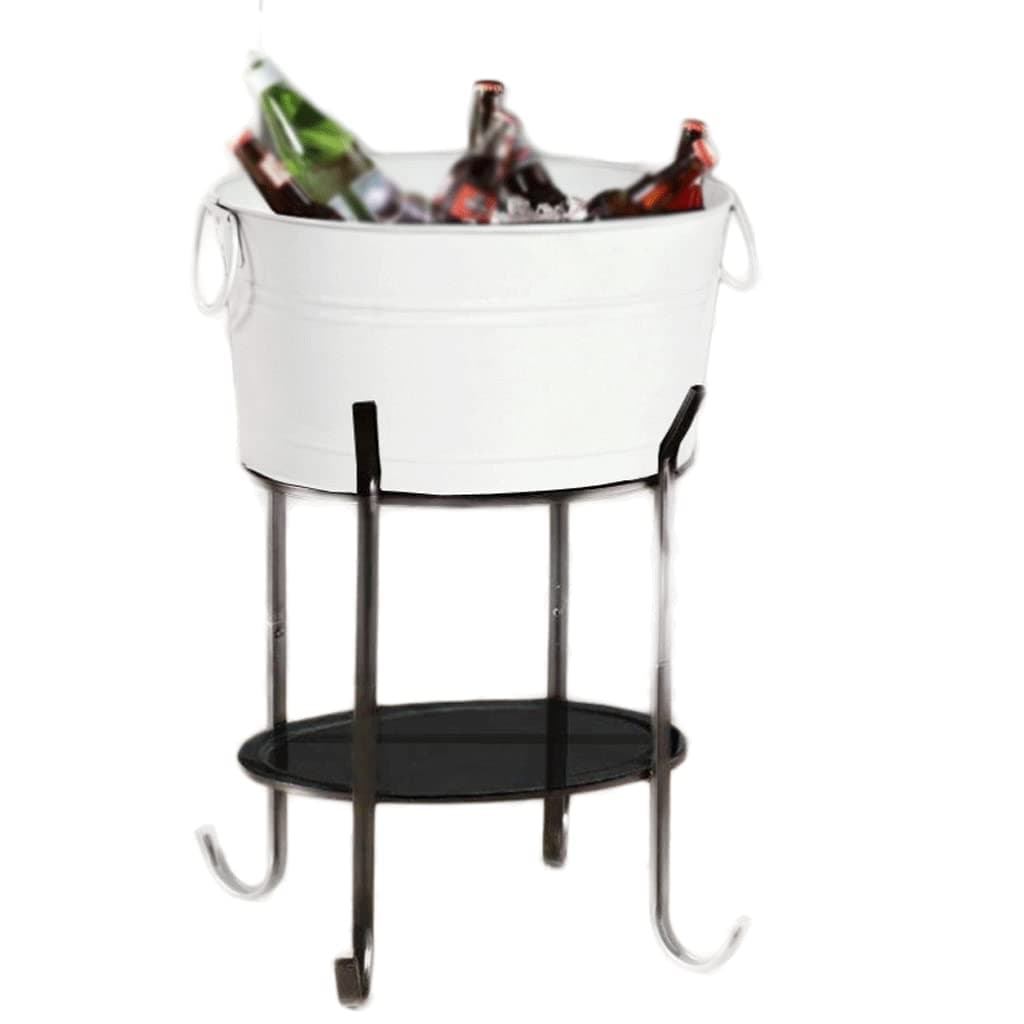 Ice Bucket Modern ice Bucket Retro Ice Bucket Picnic Dining Outdoor Extra Large Ice Bucket Tin Bucket Great for Home Chilling Beer, Champagne Large Capacity ice Bucket