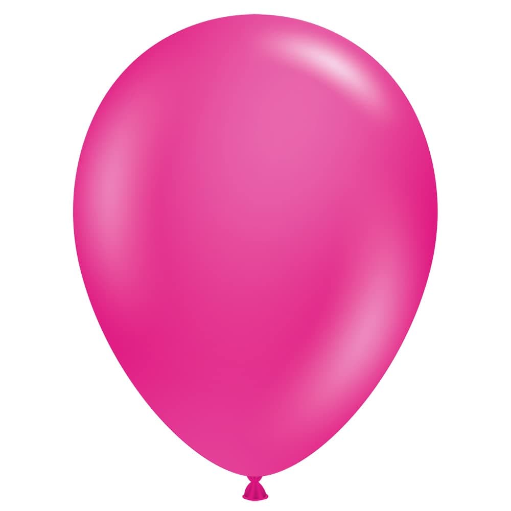 Tuf-Tex 15029 5" Hot Pink Latex Balloons,