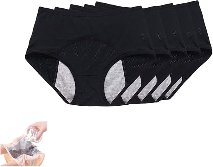 5Pcs Everdries Leakproof Ladies Underwear - Everdries Panties for Women Over 60#s with Incontinence
