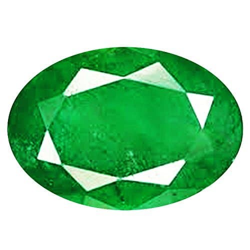 S KUMAR GEMS & JEWELS Certified Natural 8.25 Ratti Pann Stone Real Green Emerald (Panna) Gemstone/Birthstone for Men and Women