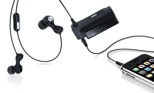 iLuv i910 Noise-Canceling Stereo Earphones with Built-in Hands-Free Microphone (Black)