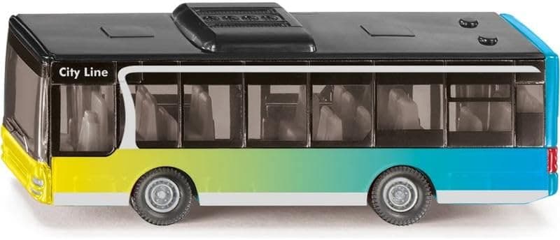 Siku City Bus, Blue/Yellow, 86x31x24mm - PVC Free - SK-1400