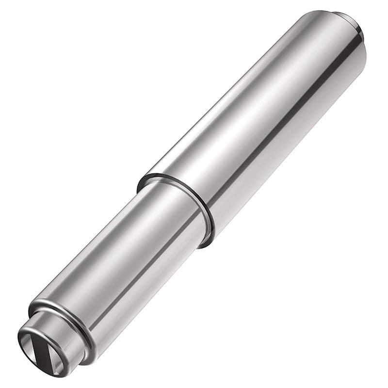 Sliver Paper Toilet Holder Replacement Rod Toilet Paper Holder Roller Stainless Steel Toilet Paper Spring Rod Toilet Paper Holder Spring Loaded Paper Holder Roller Bathroom Hardware