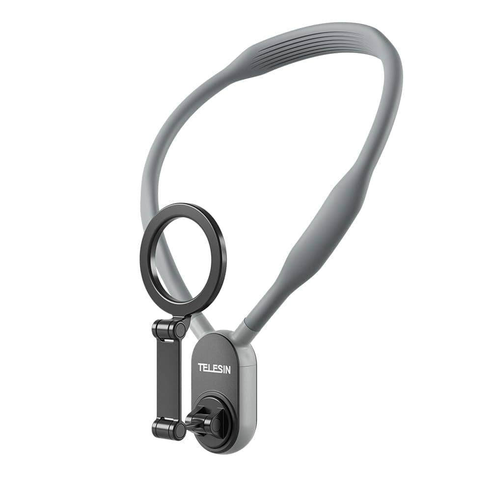 TELESIN Magnetic Neck Mount for Phones, Neck Phone Holder POV/Vlog Mount