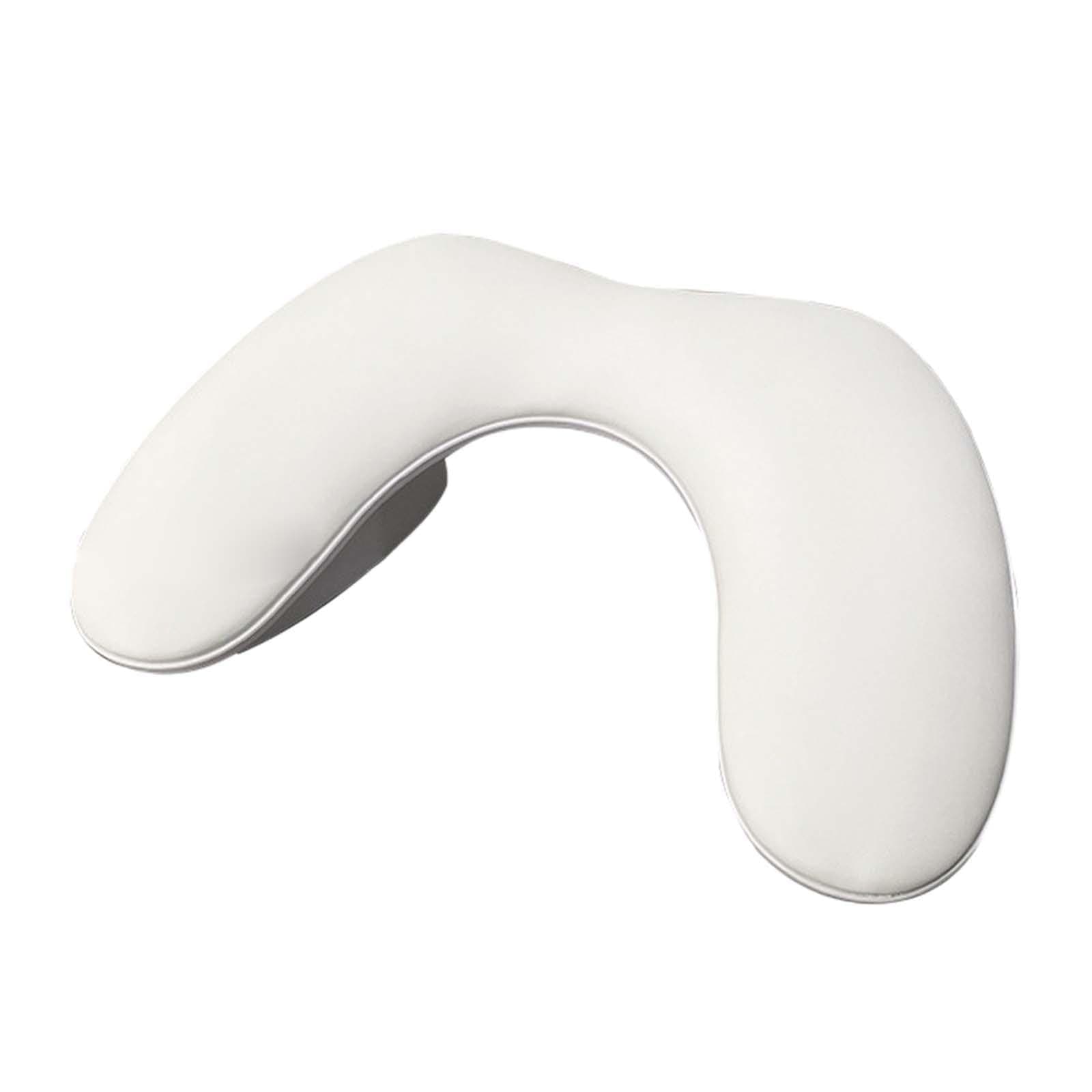 Milageto Nail Arm Rest Nail Art Hand Pillow Portable Practical Manicure Hand Rest Manicure Hand Rest Cushion for Home Nail Salon Women, White