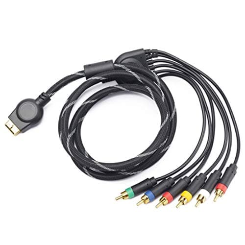 WOVELOT Suitable for PS2/PS3 Cable 1.8M Suitable for PS 2/3 High Resolution Game Cable Accessories