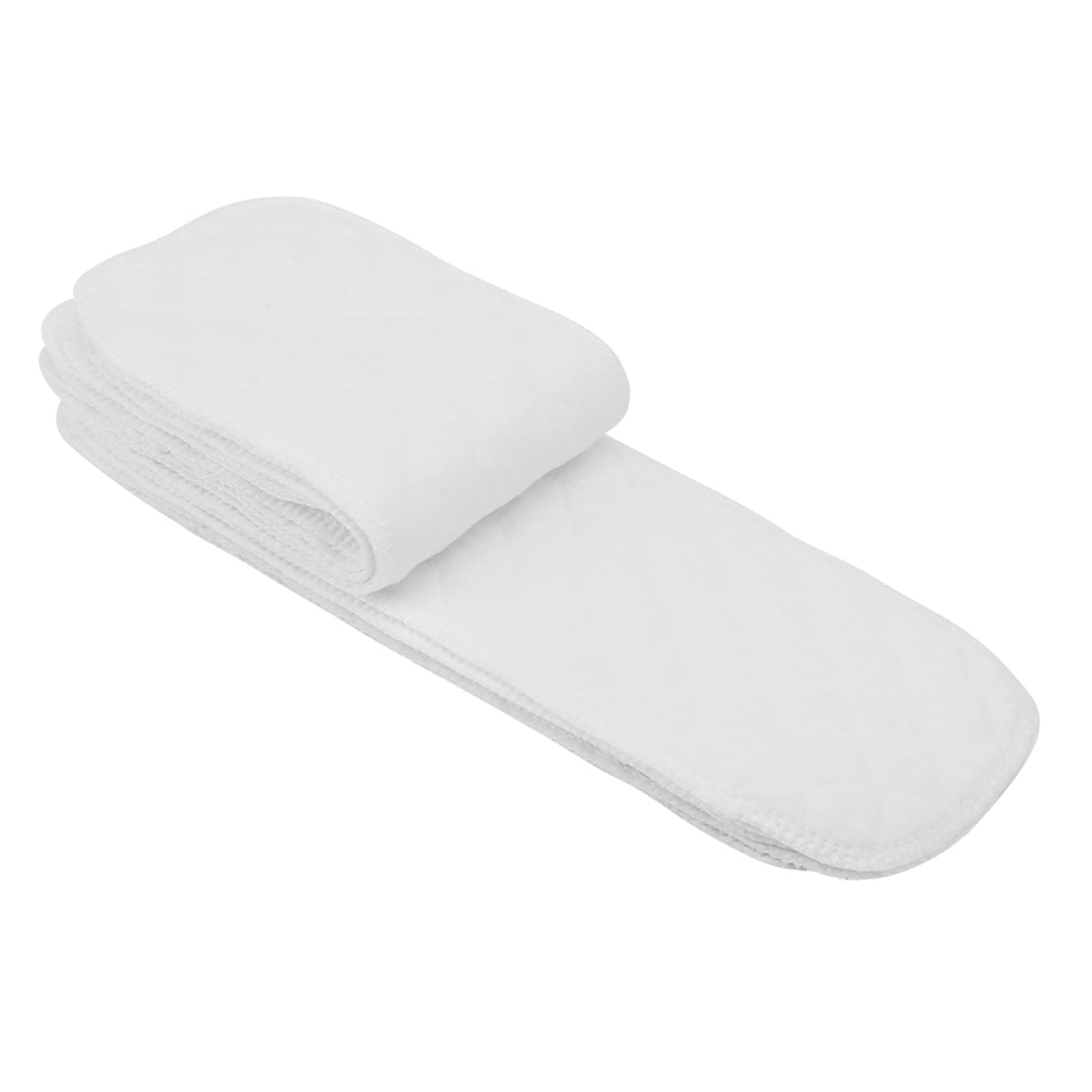 10-Piece Set of Soft, Breathable Organic Cotton Cloth Diaper Nappy Liners Rt, 6 Layers for High Absorbency, Suitable for Most Babies (Three layers (32 * 12cm))