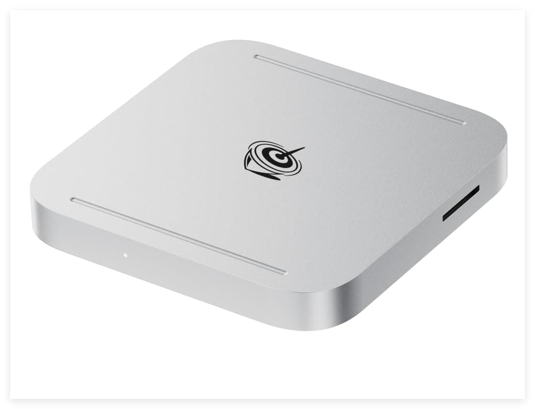 BEELINK EX Mate SE-A for SER8/SER9/SEi13/SEi14, Aluminum Alloy Stand with Dual M.2 PCle SSD Solts ( up to 8TB*2 ), USB-C*1、USB-A 3.0*2、2.5G LAN*1、SD4.0*1、Type-C(PD3.0)*1, Computer peripheral devices