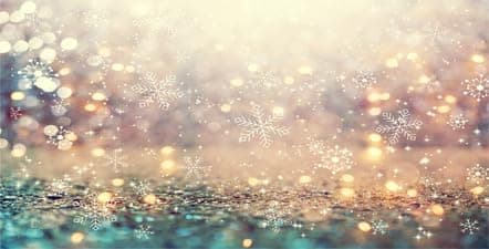 Dtekoj 48X18IN Winter White Snowflakes Aquarium Background, Abstract Shiny Light Wonderland Fish Tank Decorations Background, Christmas Art Terrarium Background
