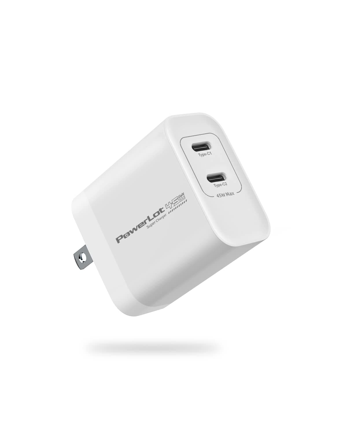 USB C Charger 45W, PowerLot 45W 2-Port USB C Charger Block, GaN Wall Charger, PPS Super Fast Charger for Galaxy S23/ S22/ S21/ Tab S8/ Z Fold 4/ MacBook/iPad/Dell/XPS/HP/Switch/ PS5/4 iPhone 14-8