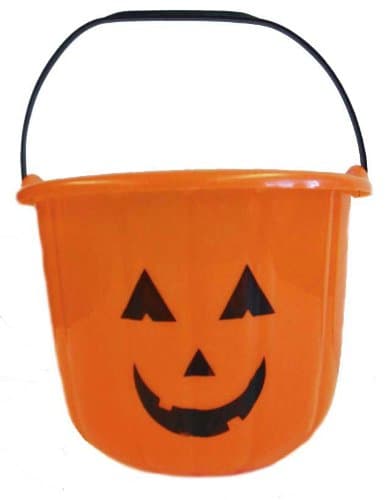 Forum Novelties unisex-adult's Pumpkin Pail W/handle-orange, Standard