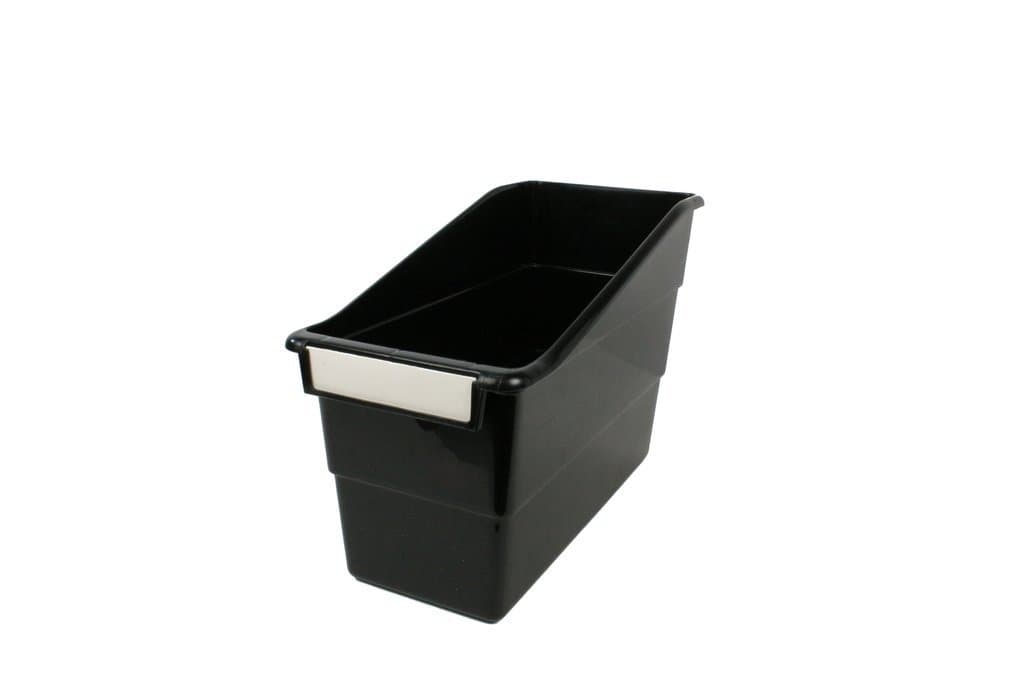 Romanoff Shelf Book File 7 1/2 in. H x 5 1/2 in. W x 11 3/4 in. L Black