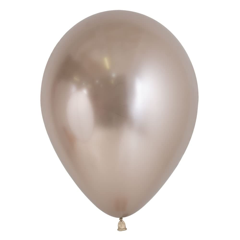 Betallatex Reflex Party Latex Balloons, 11", Champagne White Gold