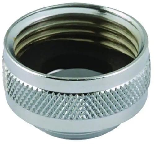 Neoperl 3/4 in. x 55/64 in. - 27 in. Faucet Adapter Solid-Brass Hose x Male Laundry HD 589483 Chrome-Plated