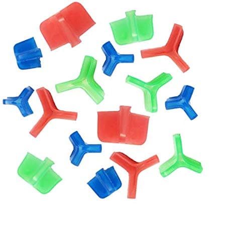 American Made Hook Bonnets by AL's Goldfish - 60 Pack (Sizes 12-8 (Blue), 8-2 (Green), 1-2/0 (Red), Assorted)